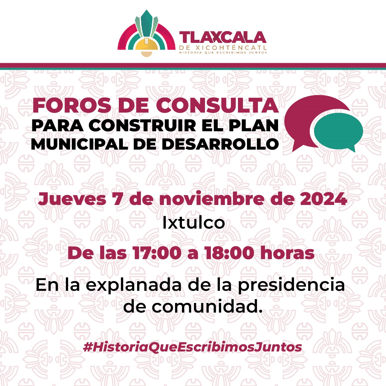 Alista Ayuntamiento de Tlaxcala de Xicohténcatl Foros Ciudadanos para construir el Plan Municipal de Desarrollo